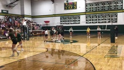 Cooper volleyball highlights The Woodlands Christian Academy