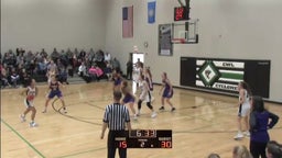 Clark/Willow Lake girls basketball highlights Flandreau High School