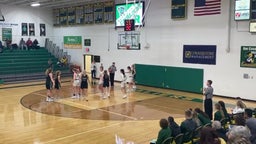 Clark/Willow Lake girls basketball highlights Aberdeen Roncalli High School