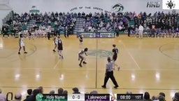 Lakewood basketball highlights Holy Name High School