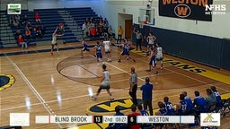 Weston basketball highlights Blind Brook High School