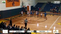 Weston basketball highlights Bunnell High School