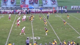 Sheridan football highlights Monroe Central High School