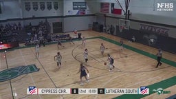 Lutheran South Academy girls basketball highlights Cypress Christian High School