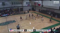 Lutheran South Academy girls basketball highlights Westbury Christian School