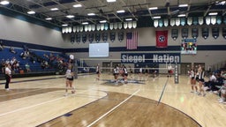 Siegel volleyball highlights Stewart's Creek High School