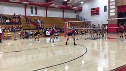 Fremont volleyball highlights Prairie Heights High School