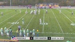 Cory-Rawson football highlights Ridgedale High School