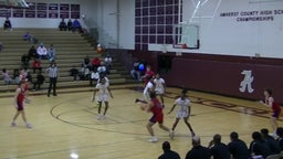 Liberty Christian basketball highlights Amherst County High School