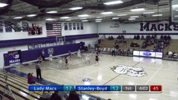 McDonell Central girls basketball highlights Stanley-Boyd High School