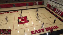 Des Moines East basketball highlights Roosevelt High School