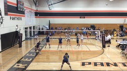 Roncalli volleyball highlights Winnebago Lutheran Academy High School