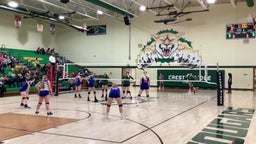 St. Paul Lutheran volleyball highlights Crest Ridge