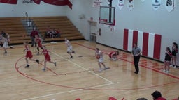 Johnson-Brock girls basketball highlights Friend High School