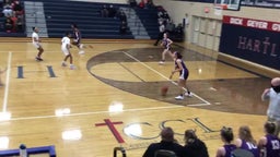St. Francis DeSales girls basketball highlights Bishop Hartley High School