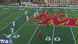 Purcell Marian football highlights Cincinnati Hills Christian Academy