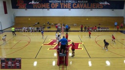 Purcell Marian volleyball highlights Summit Country Day