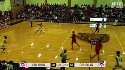 Chrisman basketball highlights Van Horn