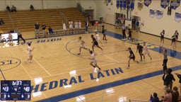 Villa Angela-St. Joseph basketball highlights Notre Dame-Cathedral Latin High School
