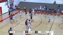 Sparta basketball highlights Brookwood High School