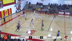 Holmen basketball highlights Sparta High School