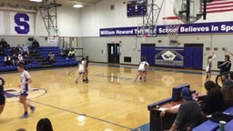 Leyden girls basketball highlights Taft