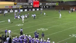 DeSoto Central football highlights Briarcrest Christian High School