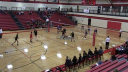 Johnson County Central volleyball highlights Louisville High School