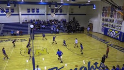 Nebraska Lutheran volleyball highlights Hampton