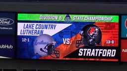 Lake Country Lutheran football highlights Stratford High School