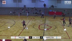 Macomb girls basketball highlights Hamilton High School/Warsaw High School