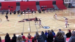 Princeton girls basketball highlights Monticello High School