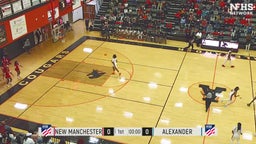 Alexander basketball highlights New Manchester High School