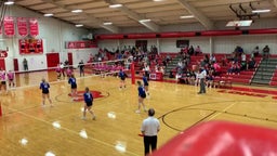 Lone Oak volleyball highlights Rains High School
