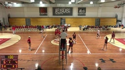 St. John's volleyball highlights Bishop Ireton High School