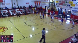 Indian Creek girls basketball highlights Poland Seminary High School