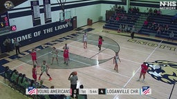 Loganville Christian Academy girls basketball highlights Young Americans Christian