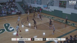 Allen Park basketball highlights Annapolis High School
