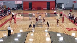 Linden volleyball highlights Holly High School