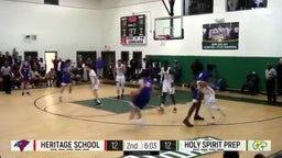 Holy Spirit Prep basketball highlights Heritage