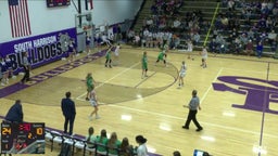 South Harrison girls basketball highlights Albany High School