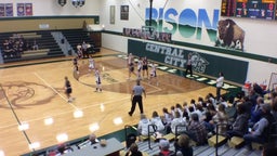 Cross County girls basketball highlights Wood River