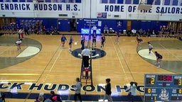 John Jay volleyball highlights Hendrick Hudson High School