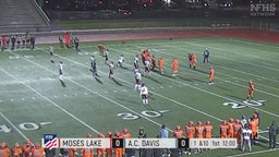 Moses Lake football highlights Davis High School