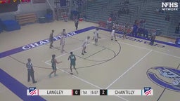 Langley basketball highlights Chantilly High School