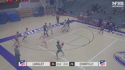 Chantilly basketball highlights Langley High School