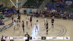 Banks County girls basketball highlights Josey High School