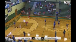 East Henderson volleyball highlights Polk County High School