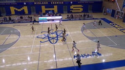 Mt. Pleasant girls basketball highlights Midland High School