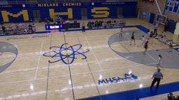 Traverse City Central girls basketball highlights Midland High School